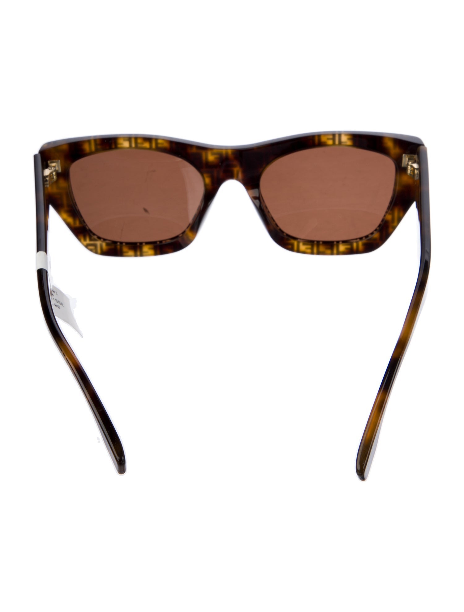 Fendi Zucca FF Logo Wayfarer Sunglasses
