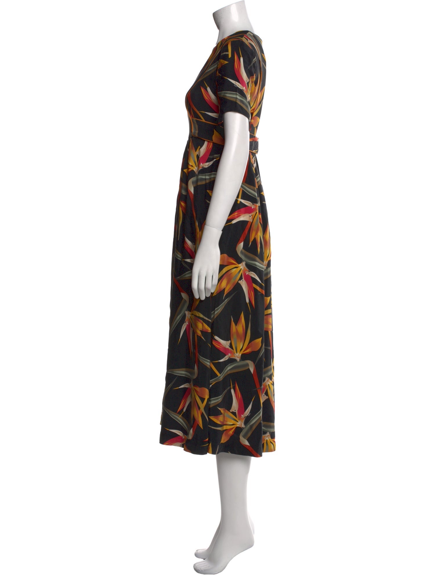 Fendi Silk Midi Length Dress
