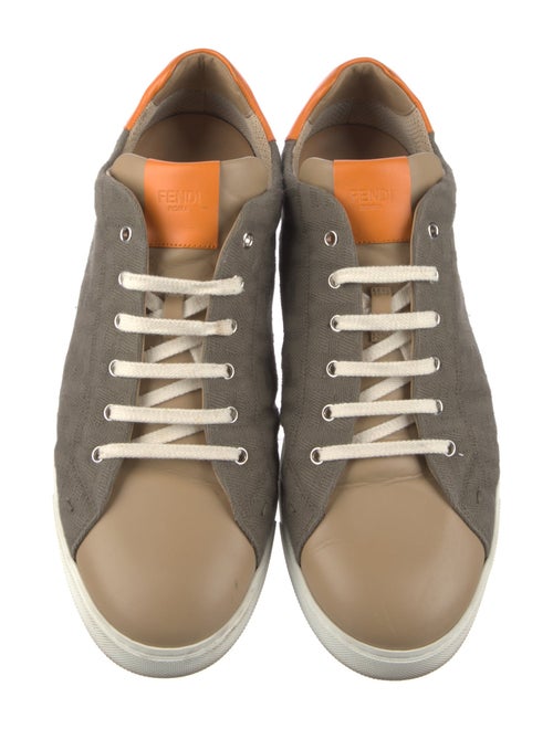 Fendi Zucca FF Logo Canvas Sneakers