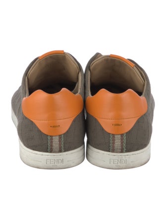 Fendi Zucca FF Logo Canvas Sneakers