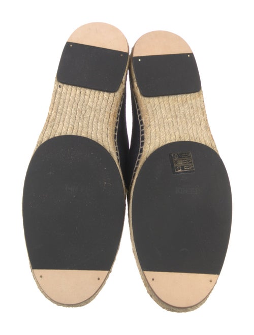 Fendi Monsters Motif Suede Loafers