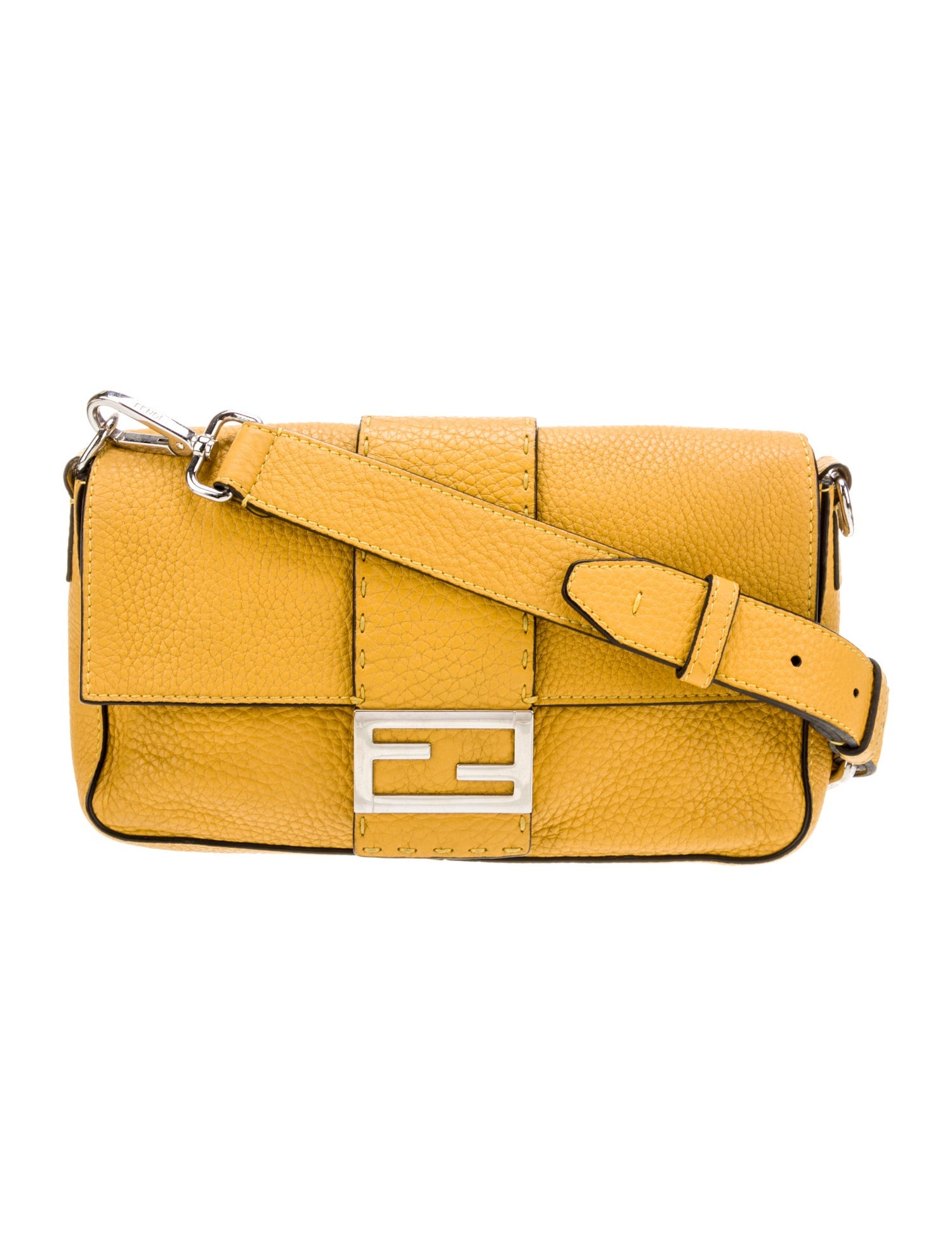 Fendi Leather Baguette