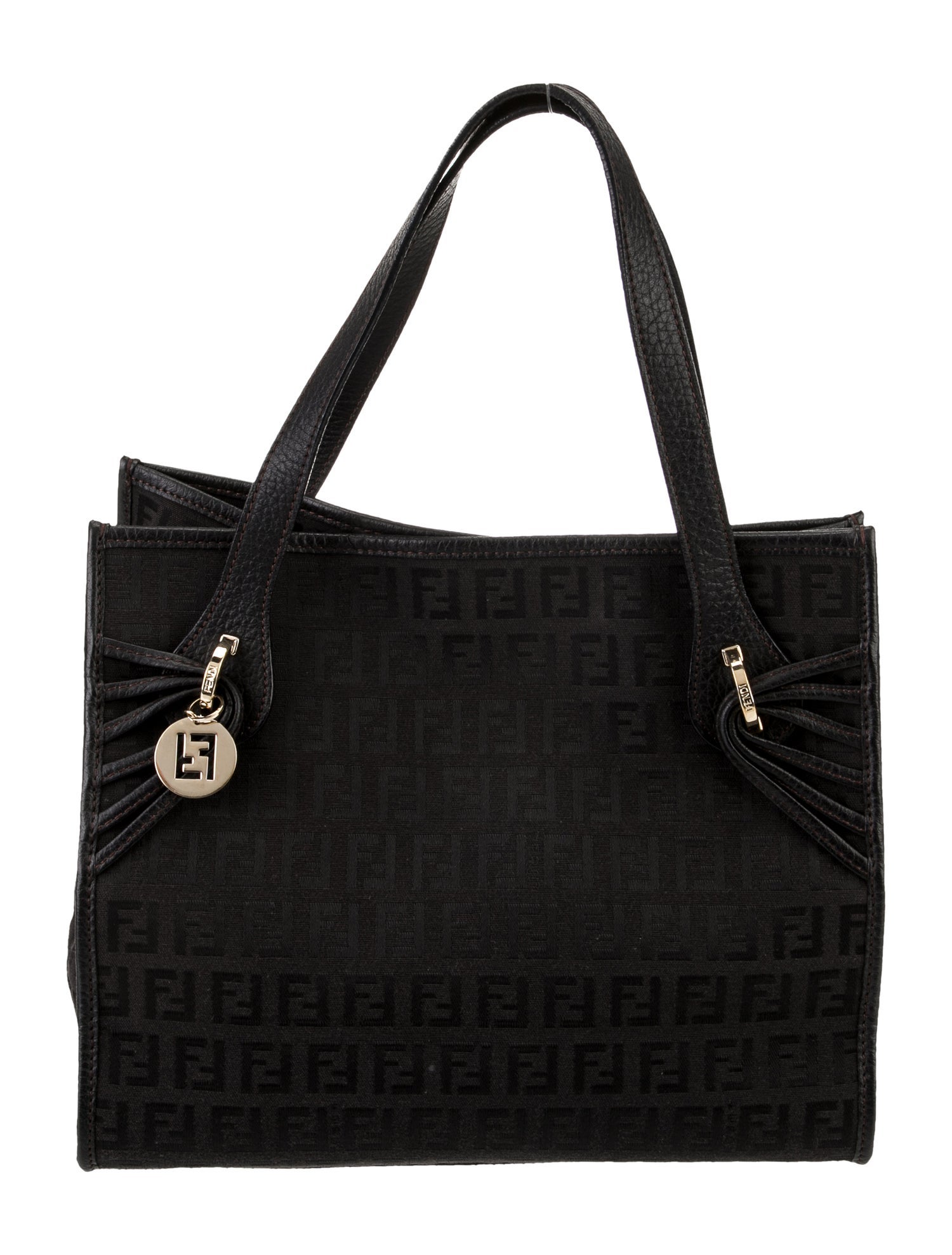 Fendi Zucchino FF Tote Vintage