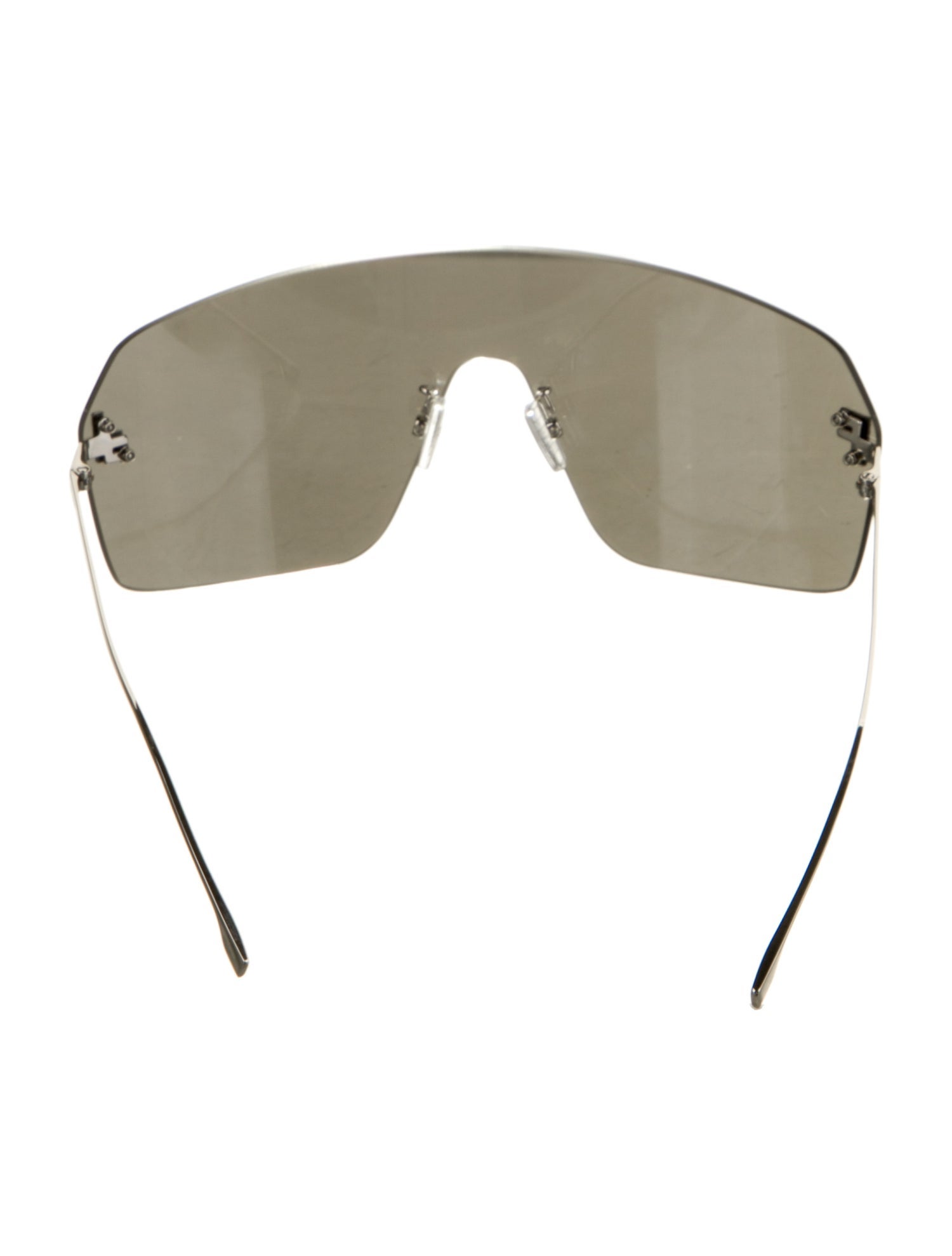 Fendi Shield Mirrored Sunglasses