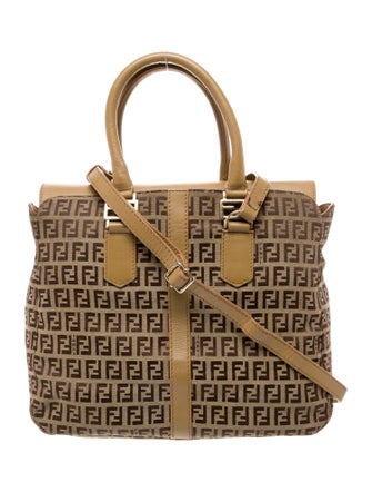 Fendi Zucchino FF Shoulder Bag