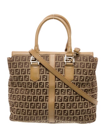 Fendi Zucchino FF Shoulder Bag