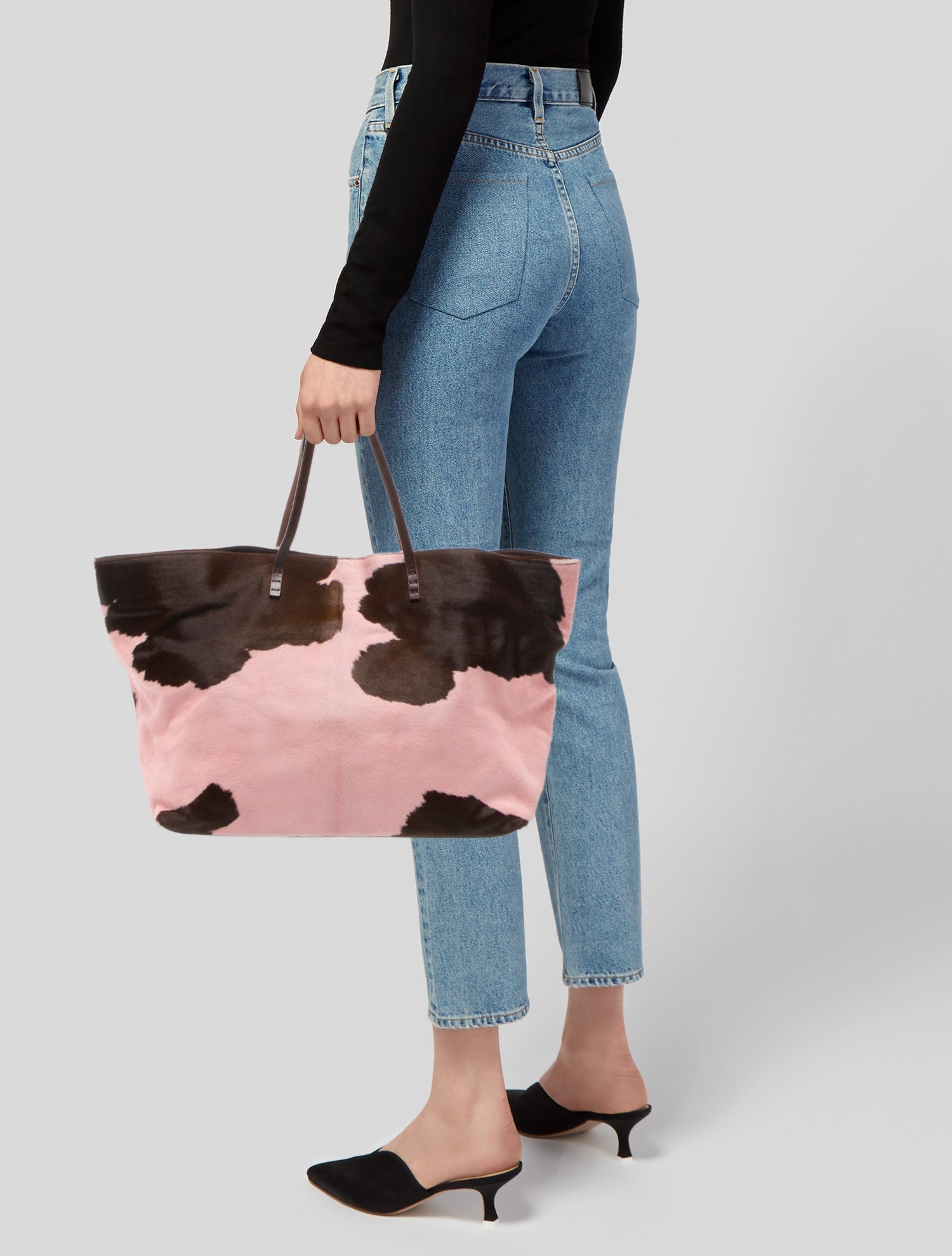 Fendi Ponyhair Roll Tote