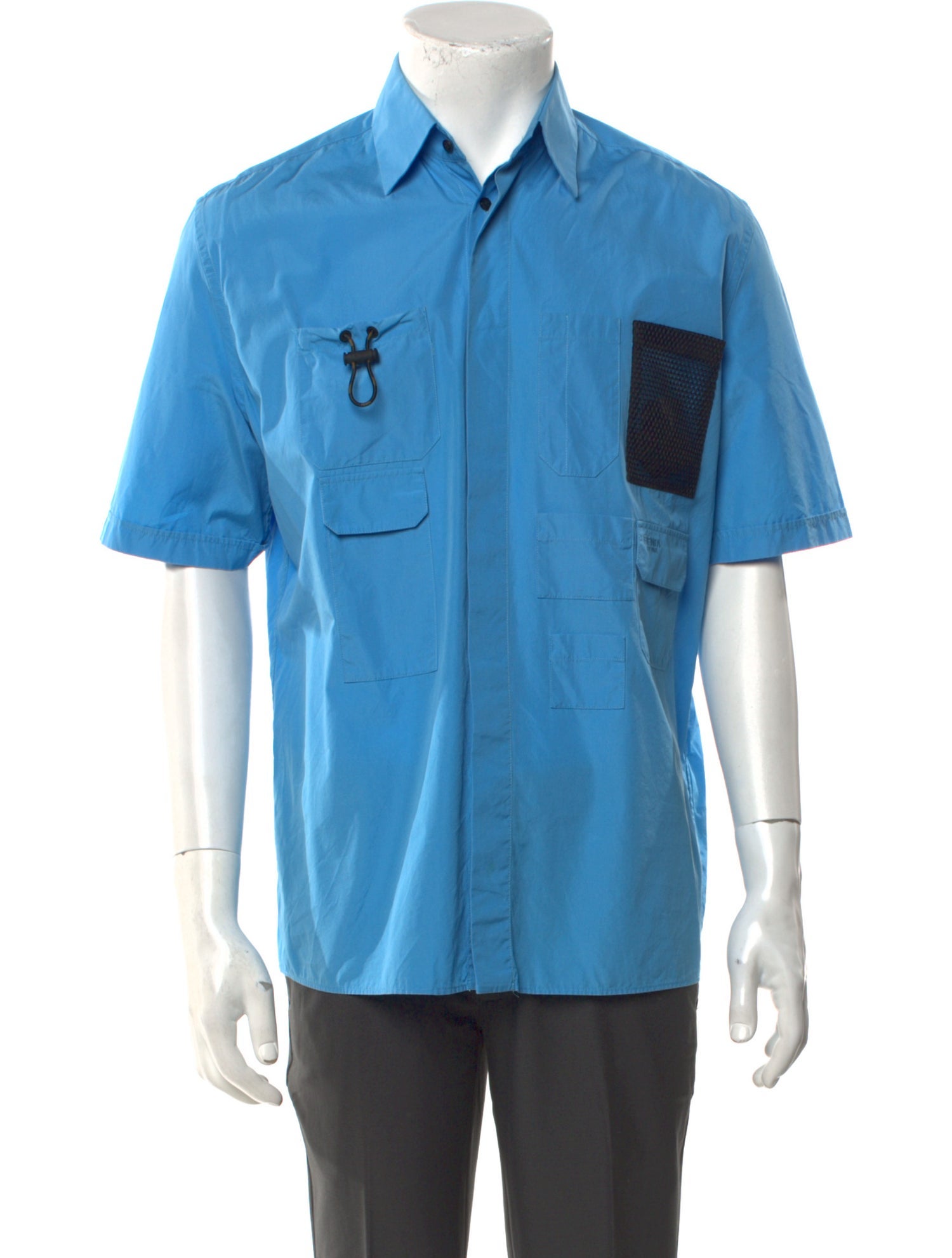 Fendi Zucca FF Logo Short Sleeve Shirt