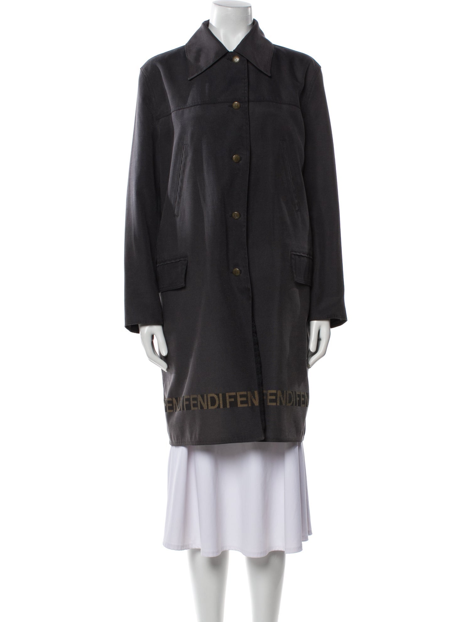 Fendi Vintage 1990 Trench Coat