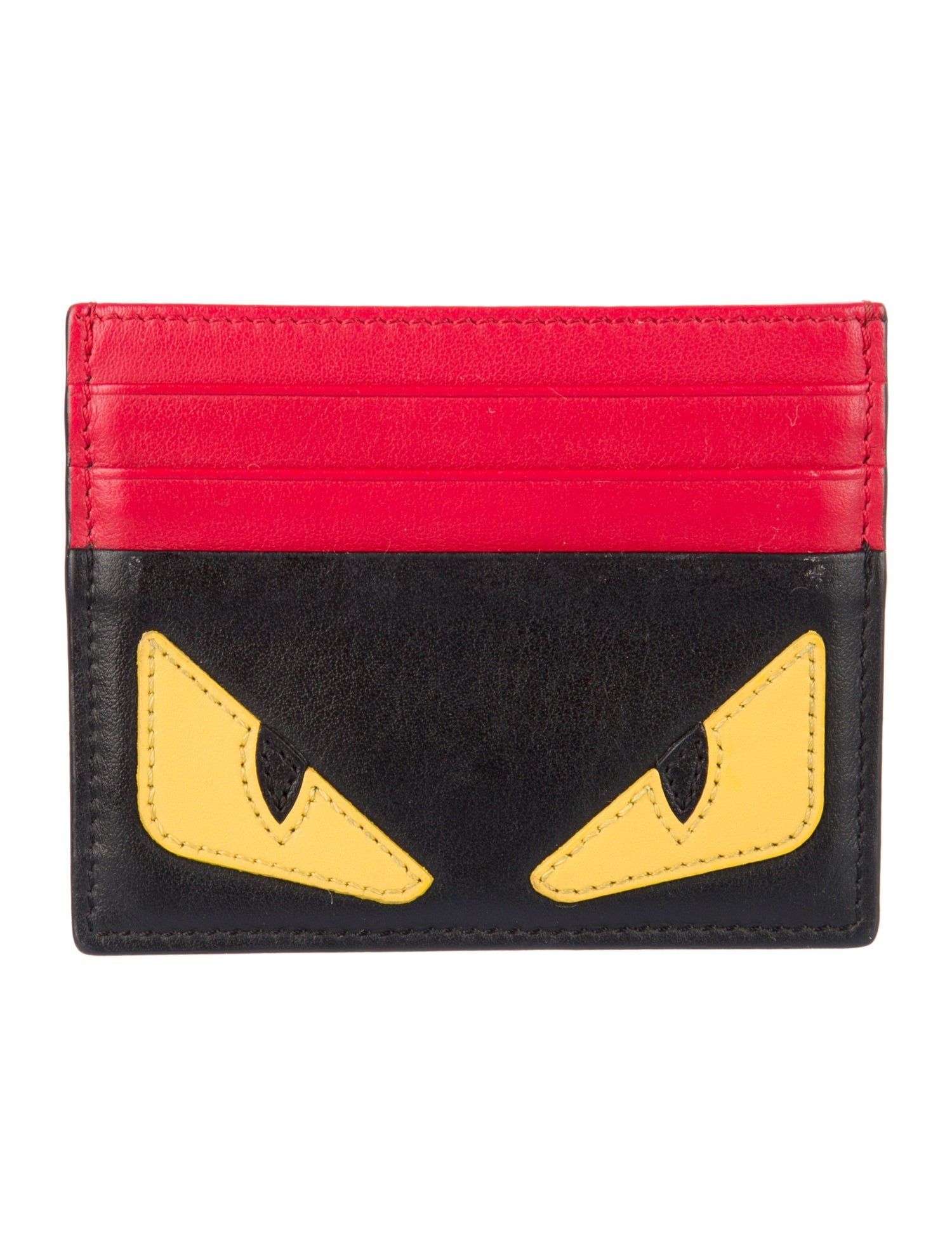 Fendi Monsters Motif Leather Wallet