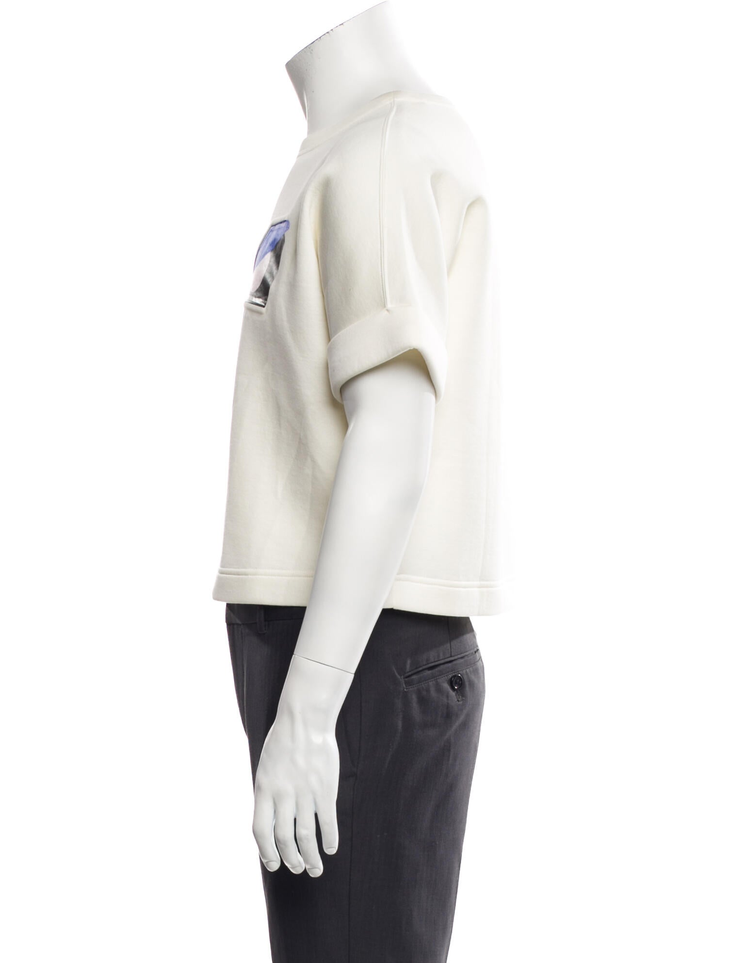 Fendi Monsters Motif Crew Neck T-Shirt