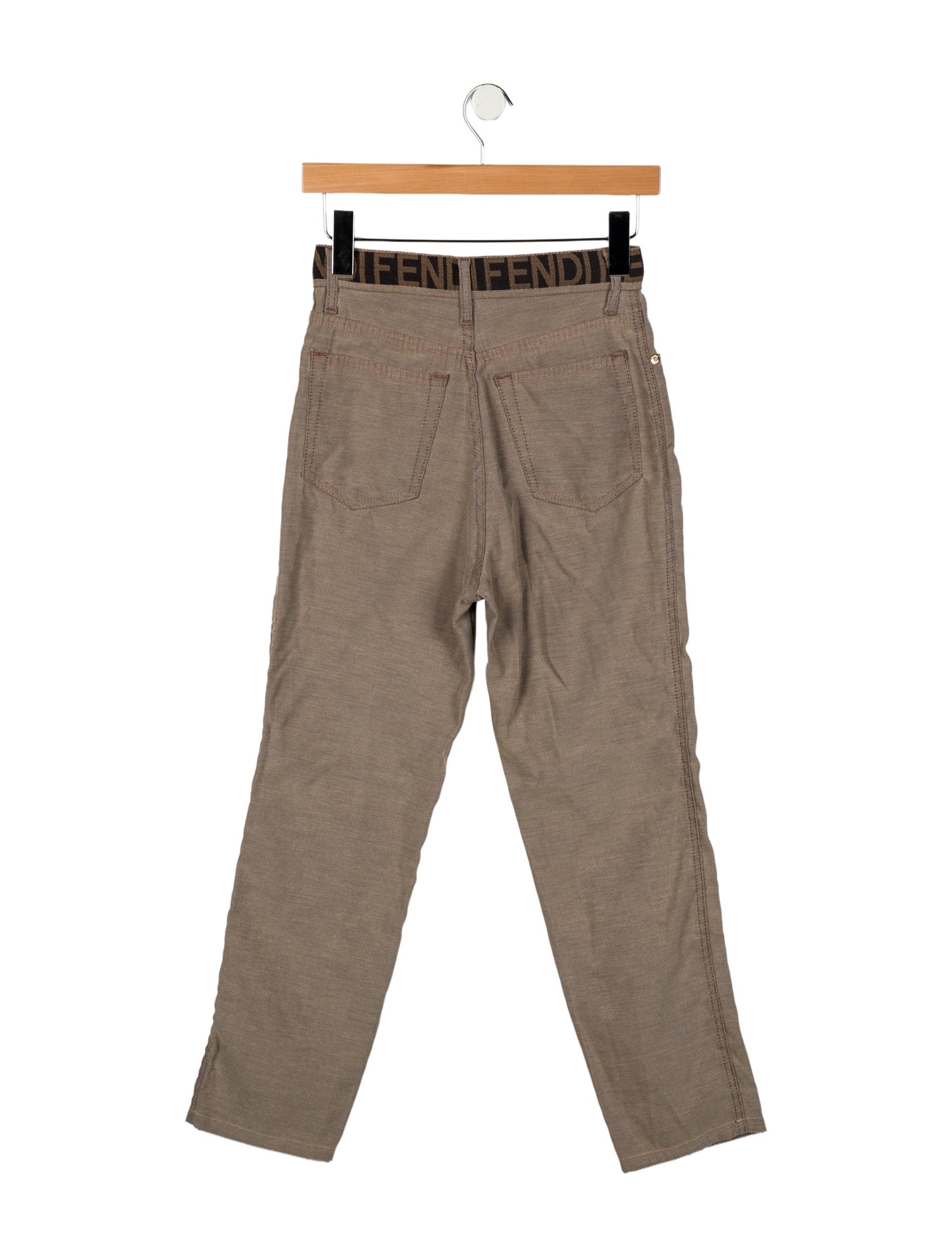 Fendi Vintage Straight Leg Jeans