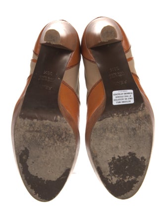 Fendi Canvas Colorblock Pattern Boots