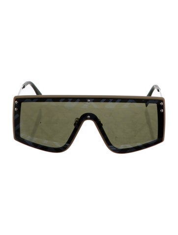 Fendi Sunglasses Zucca FF Logo Shield