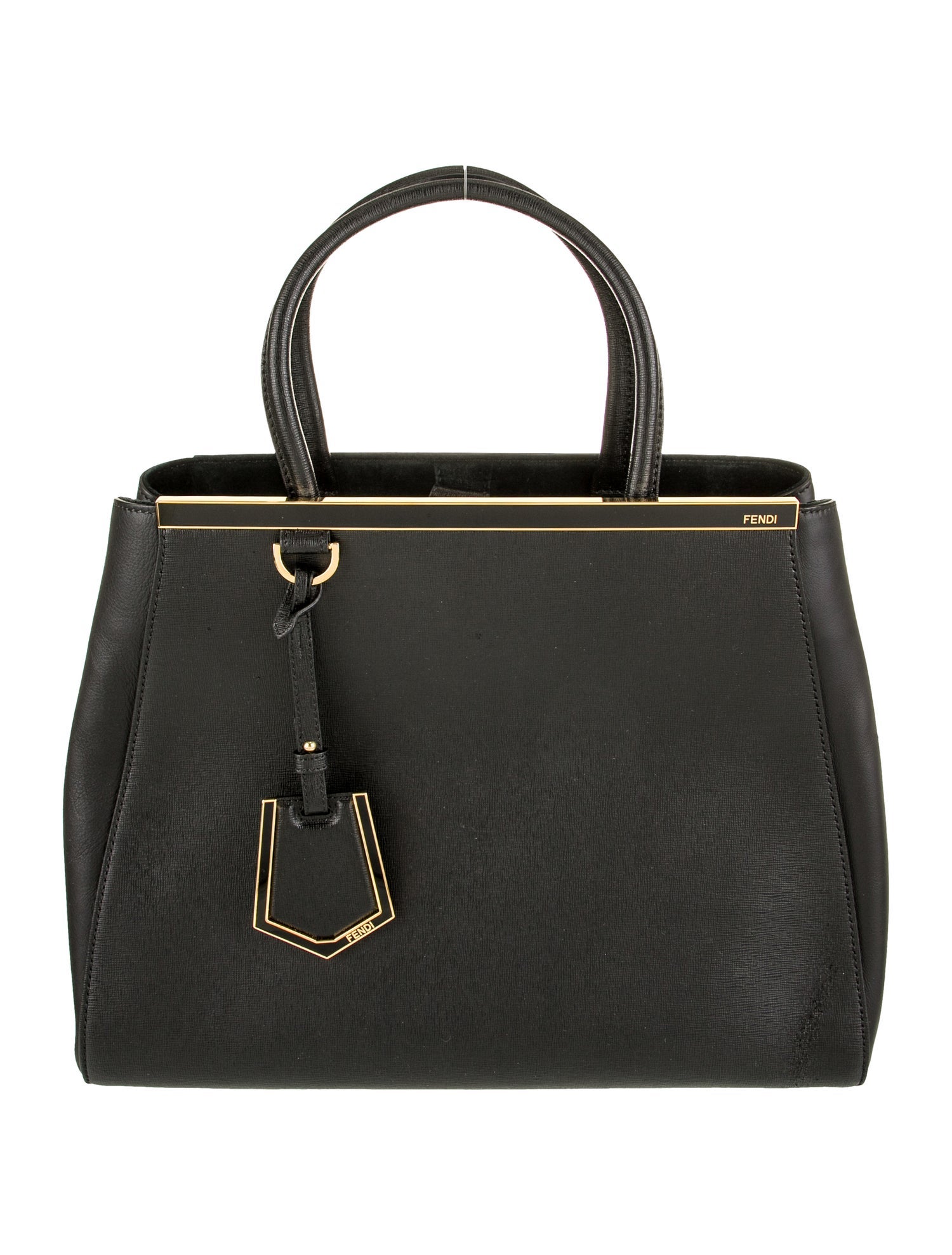 Fendi Leather Top Handle Bag