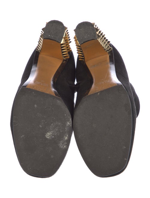Fendi Suede Colorblock Pattern Boots