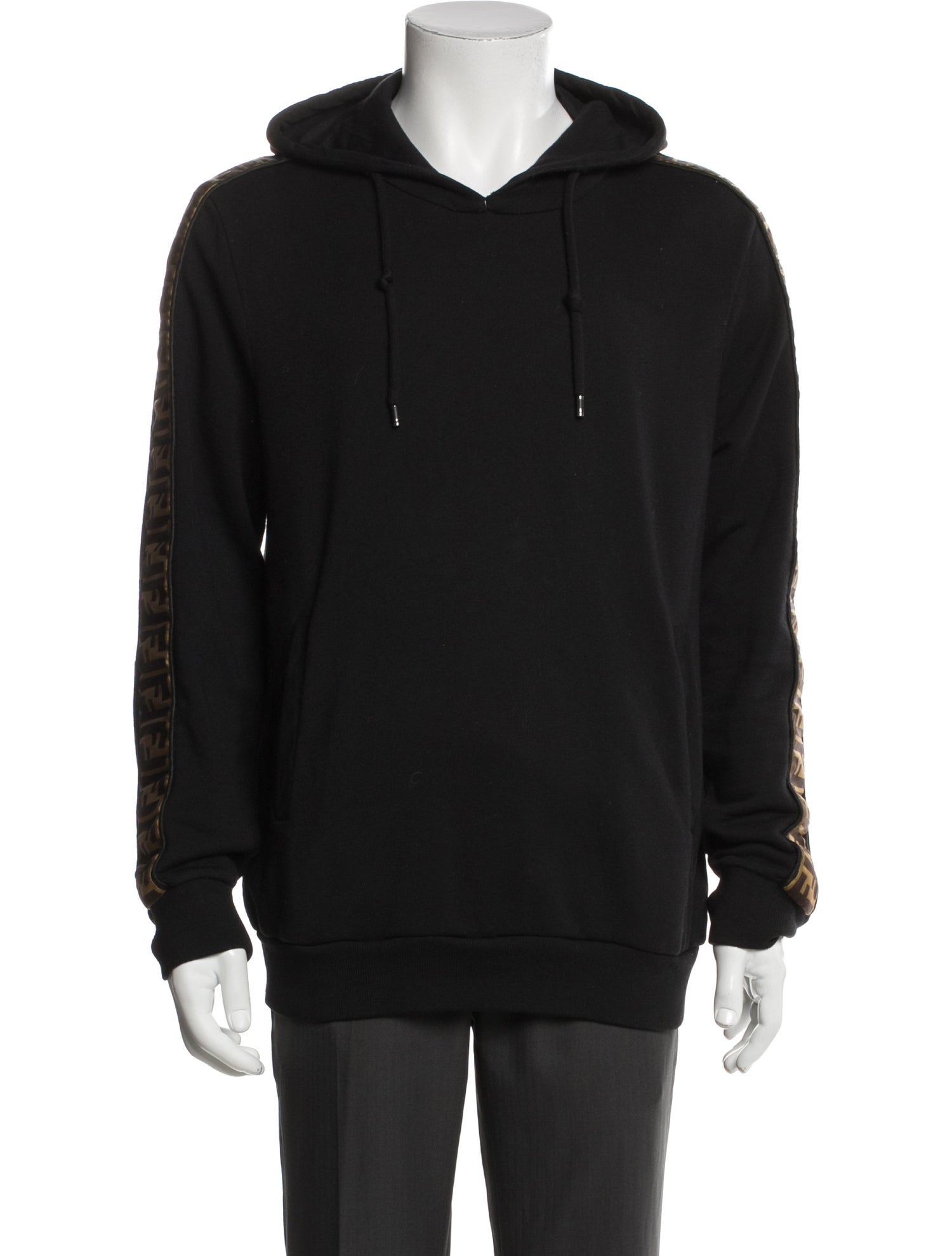Fendi Zucca FF Logo Crew Neck Hoodie