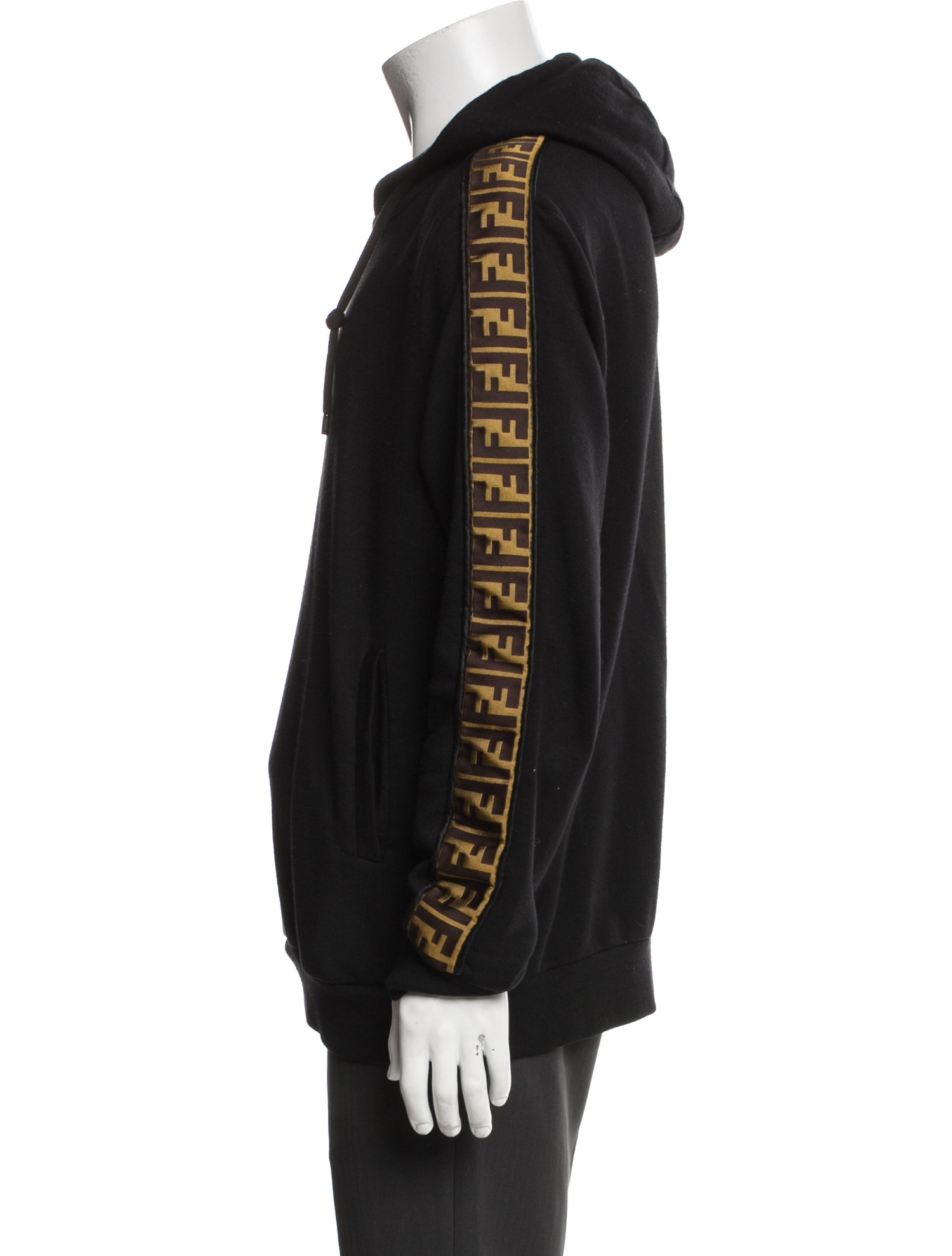 Fendi Zucca FF Logo Crew Neck Hoodie