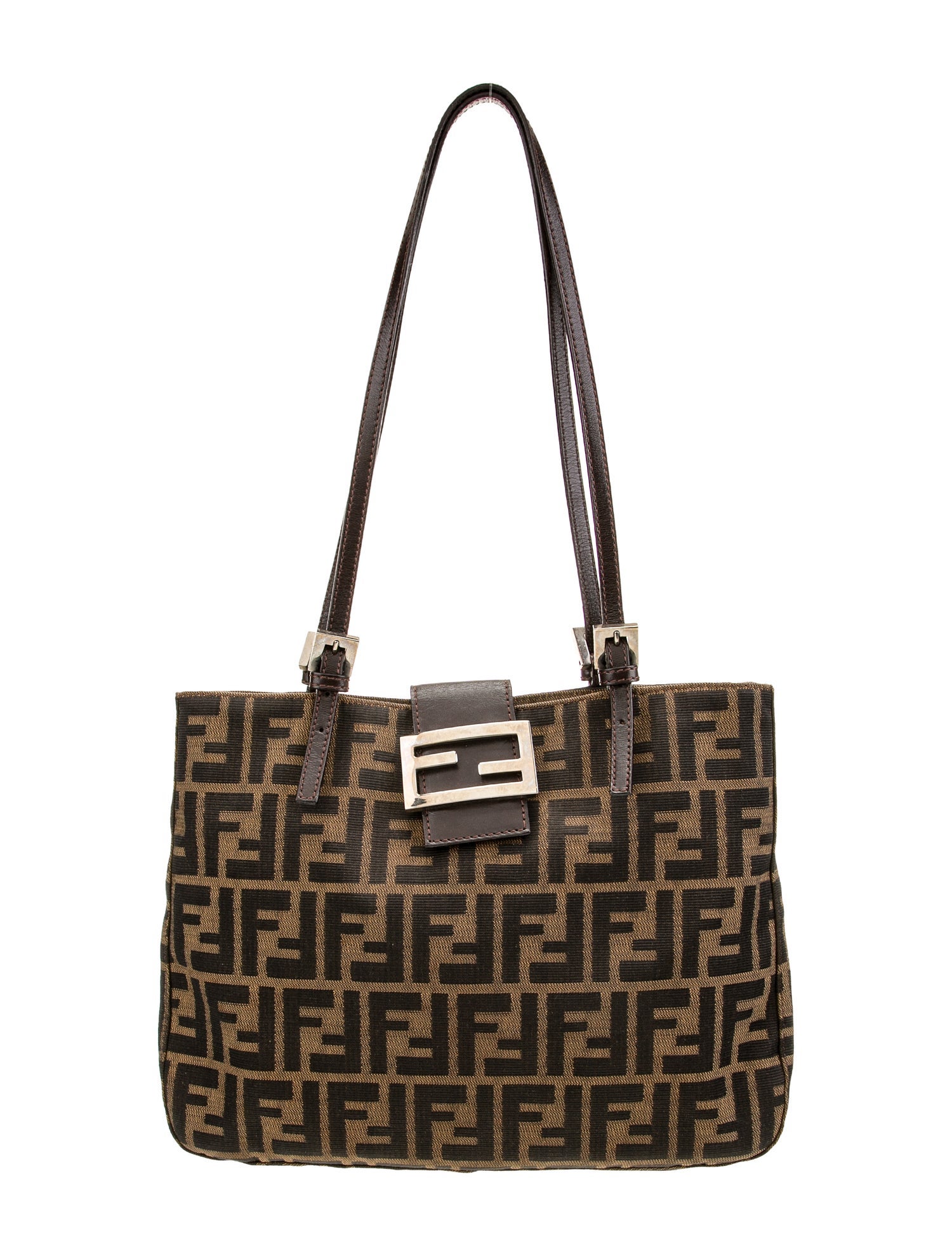 Fendi Zucca FF Shoulder Bag