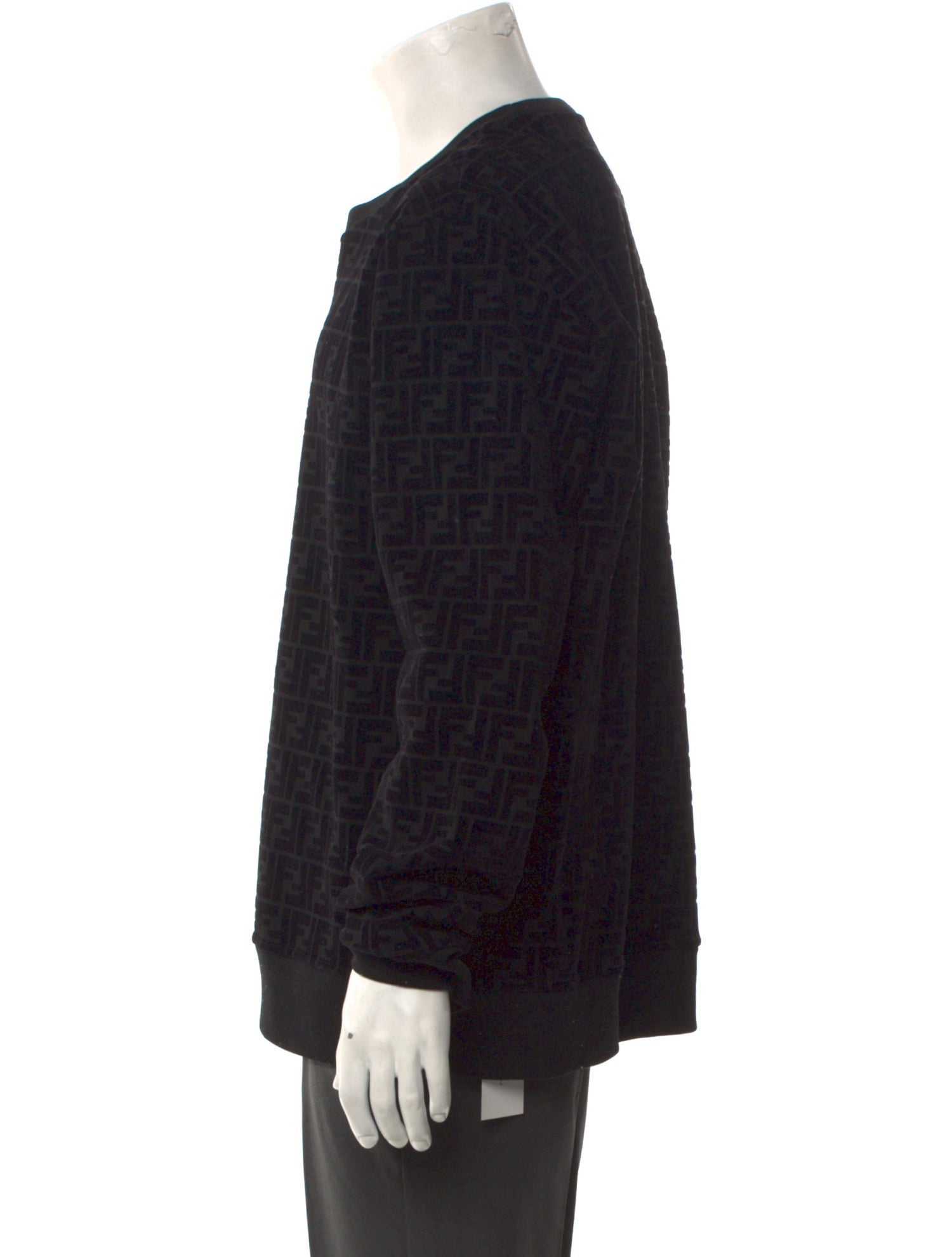 Fendi Printed Crew Neck Pullover