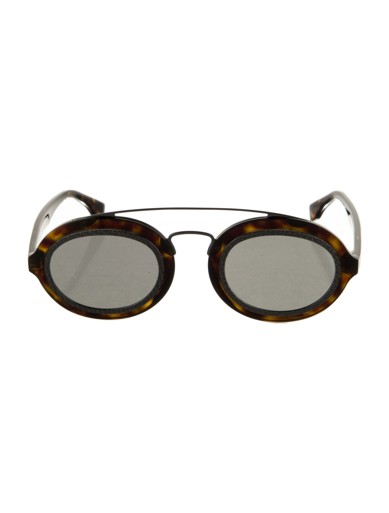 Fendi Round Mirrored Sunglasses
