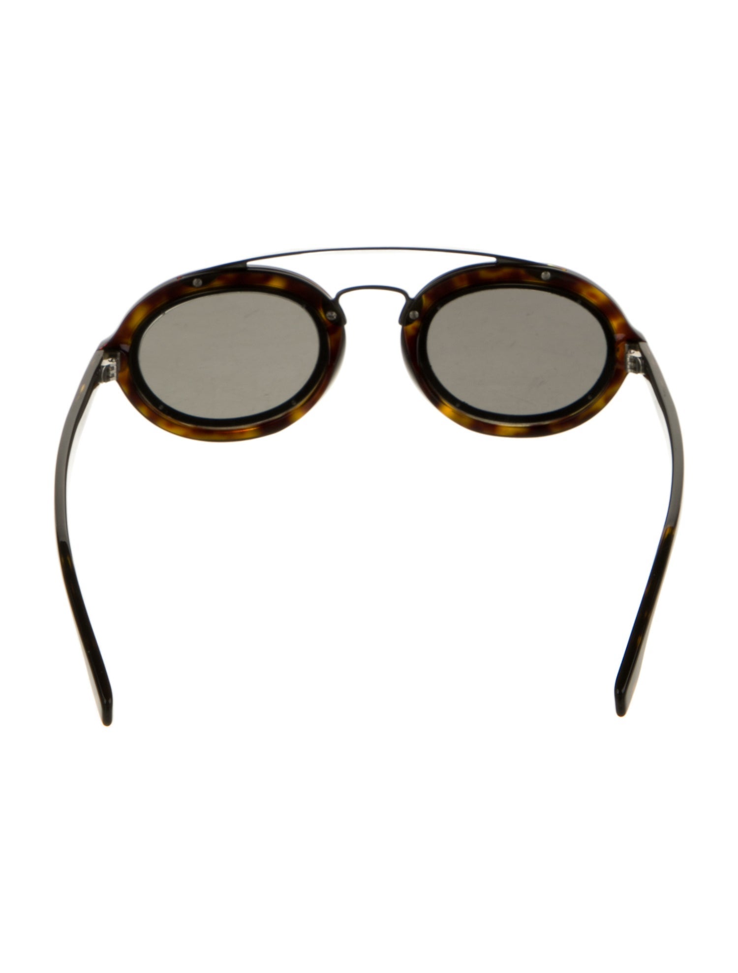 Fendi Round Mirrored Sunglasses