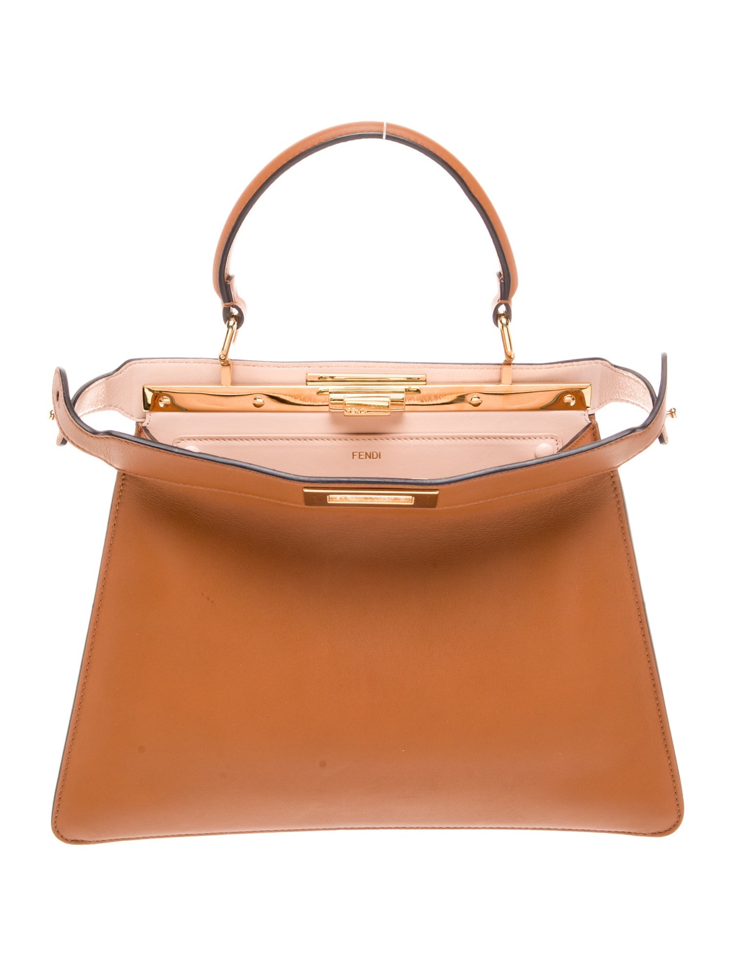 Fendi Leather Peekaboo Medium