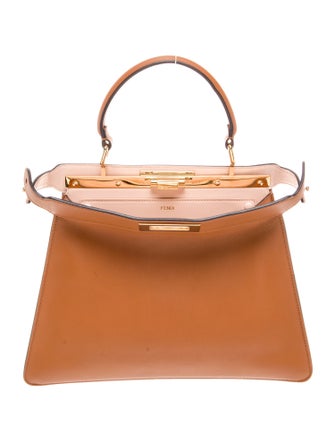 Fendi Leather Peekaboo Medium