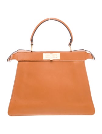 Fendi Leather Peekaboo Medium