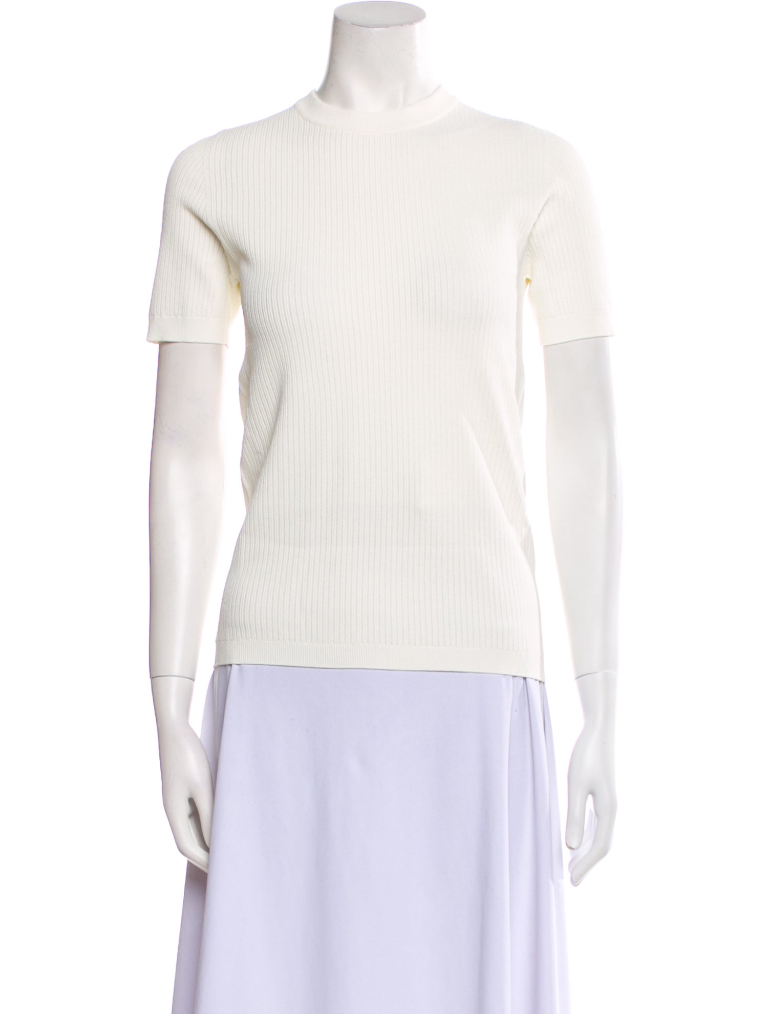 Fendi Mock Neck Short Sleeve T-Shirt w/ Tags