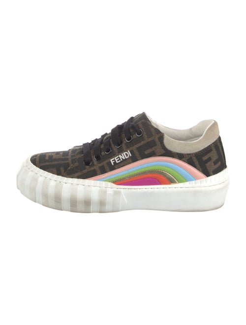 Fendi Zucca FF Logo Canvas Sneakers