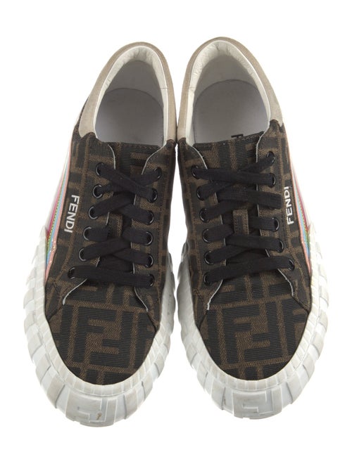 Fendi Zucca FF Logo Canvas Sneakers