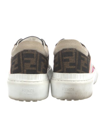 Fendi Zucca FF Logo Canvas Sneakers