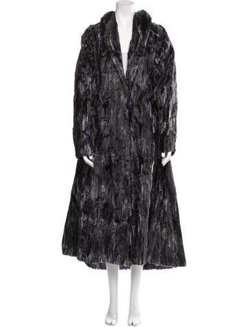 Fendi Coats Vintage 1980's Fur Coat L