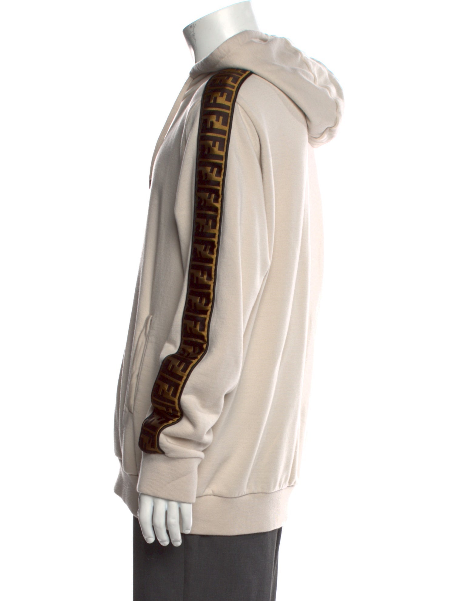 Fendi Zucca FF Logo Graphic Print Hoodie