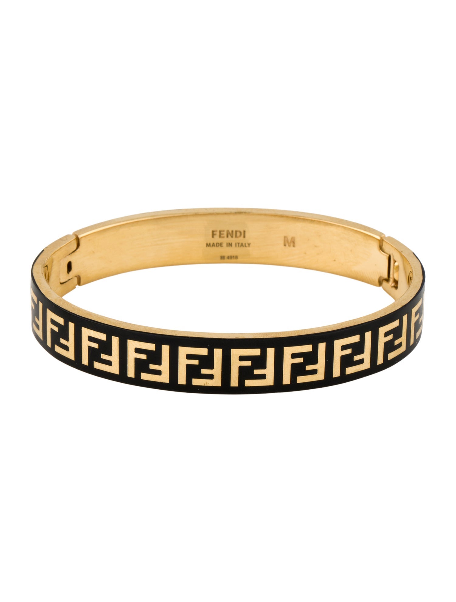 Fendi Enamel Forever Fendi Bangle Bracelet