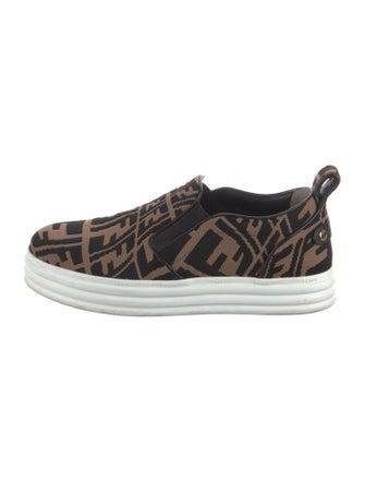Fendi Zucca FF Logo Printed Oxfords