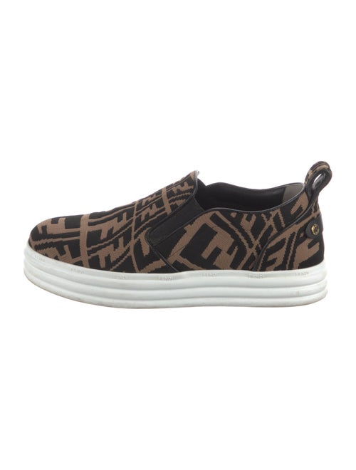 Fendi Zucca FF Logo Printed Oxfords