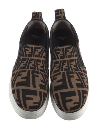 Fendi Zucca FF Logo Printed Oxfords