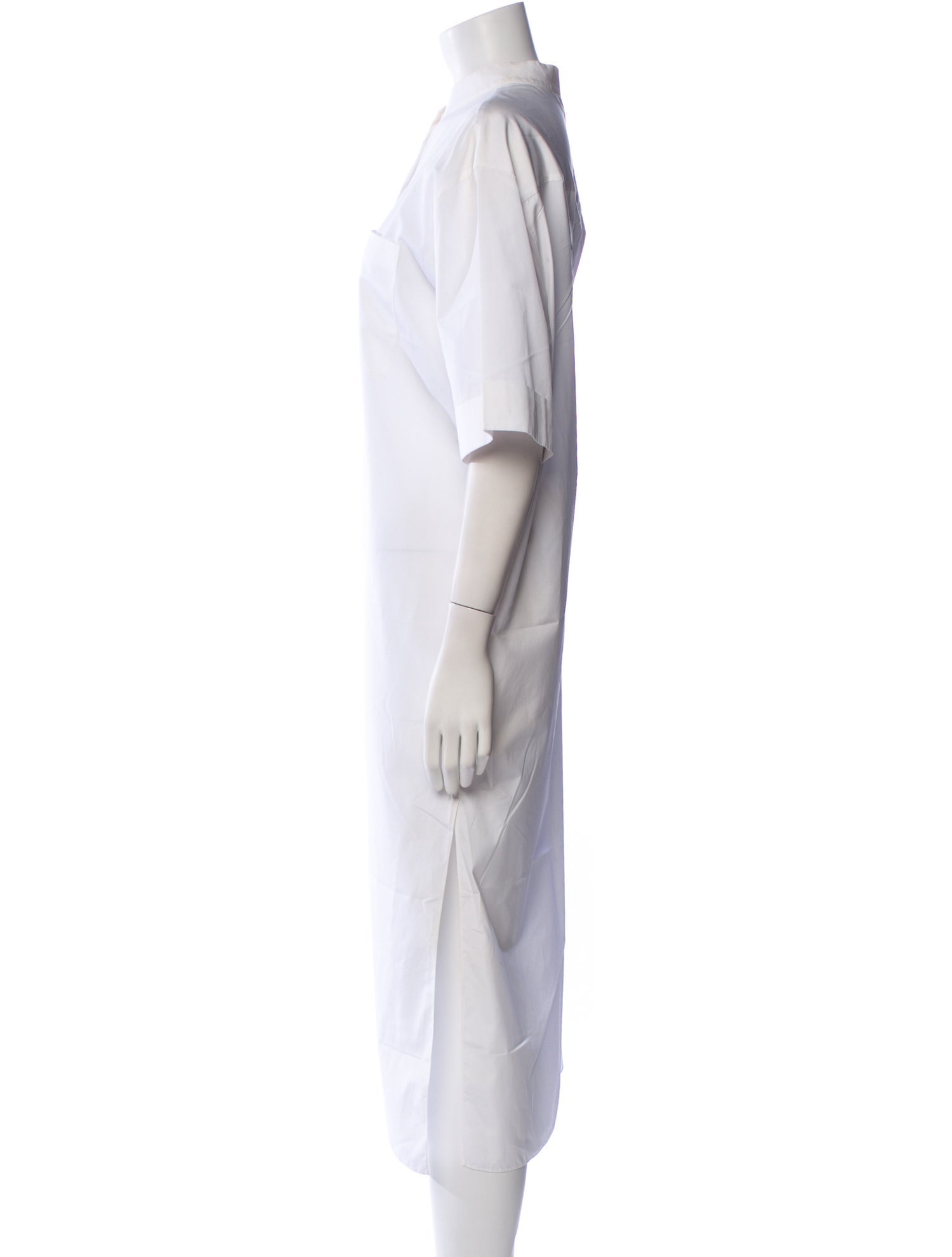 Fendi Mock Neck Midi Length Dress
