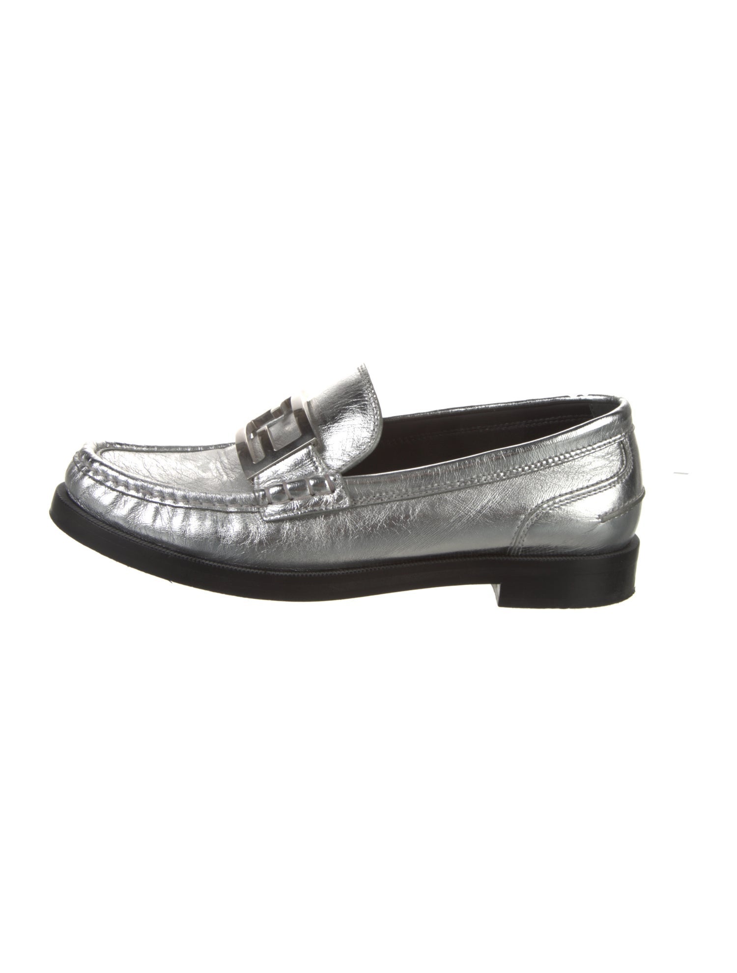 Fendi Leather Loafers