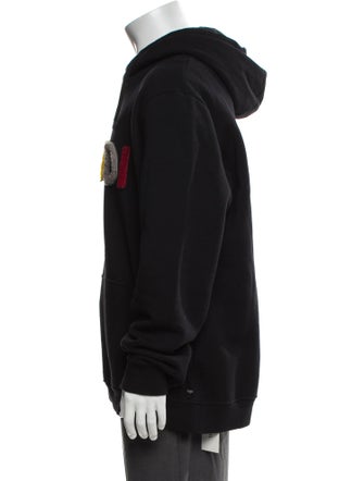 Fendi Wool Graphic Print Hoodie