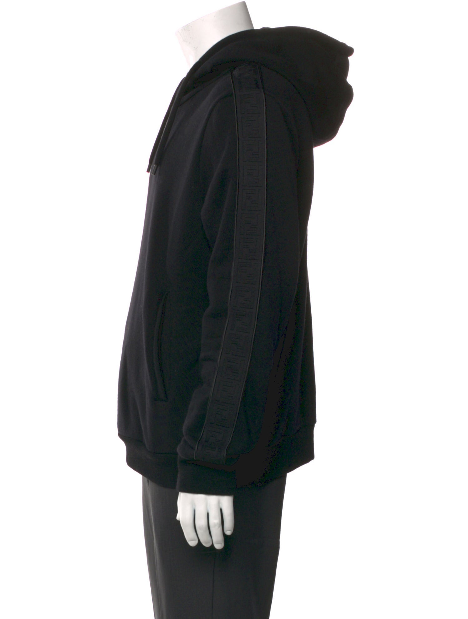 Fendi Zucca FF Logo Crew Neck Hoodie