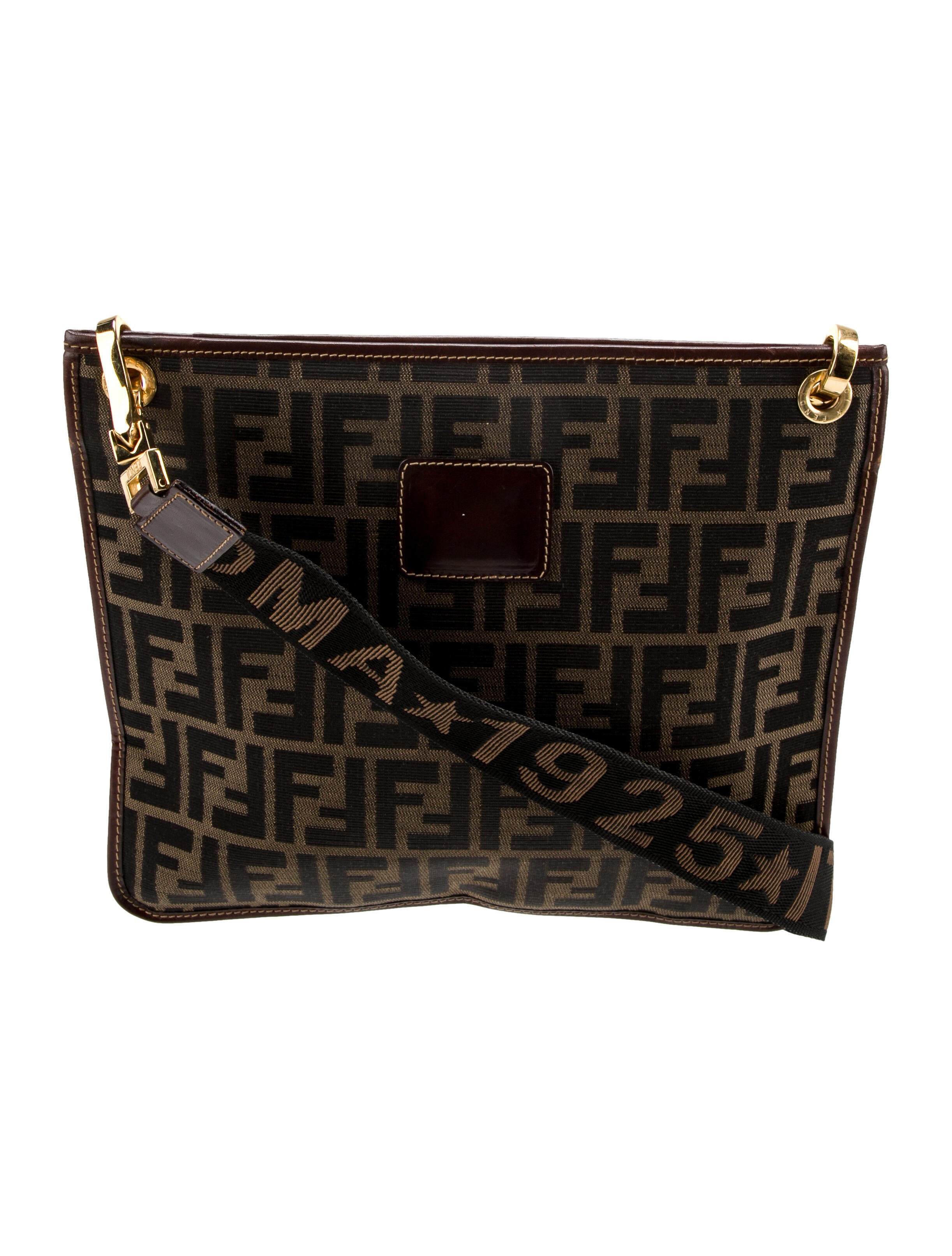 Fendi Zucca FF Shoulder Bag