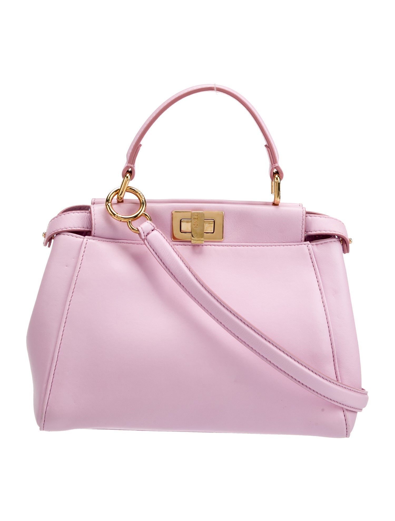 Fendi Leather Peekaboo Mini