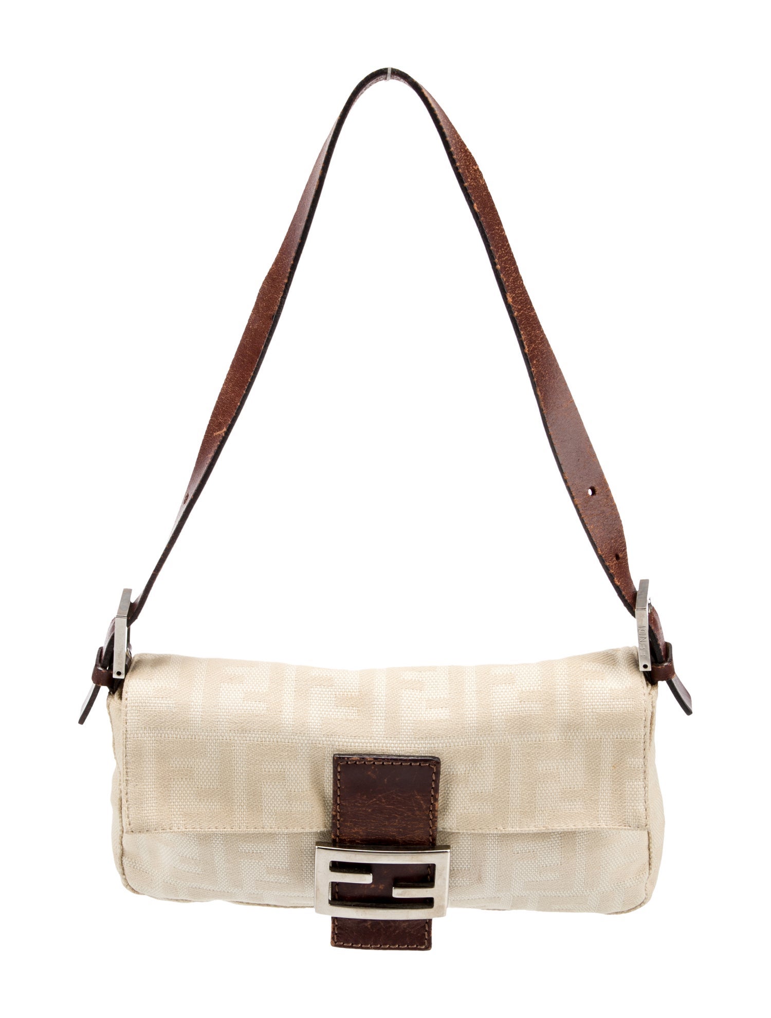 Fendi Zucca FF Baguette Small Vintage