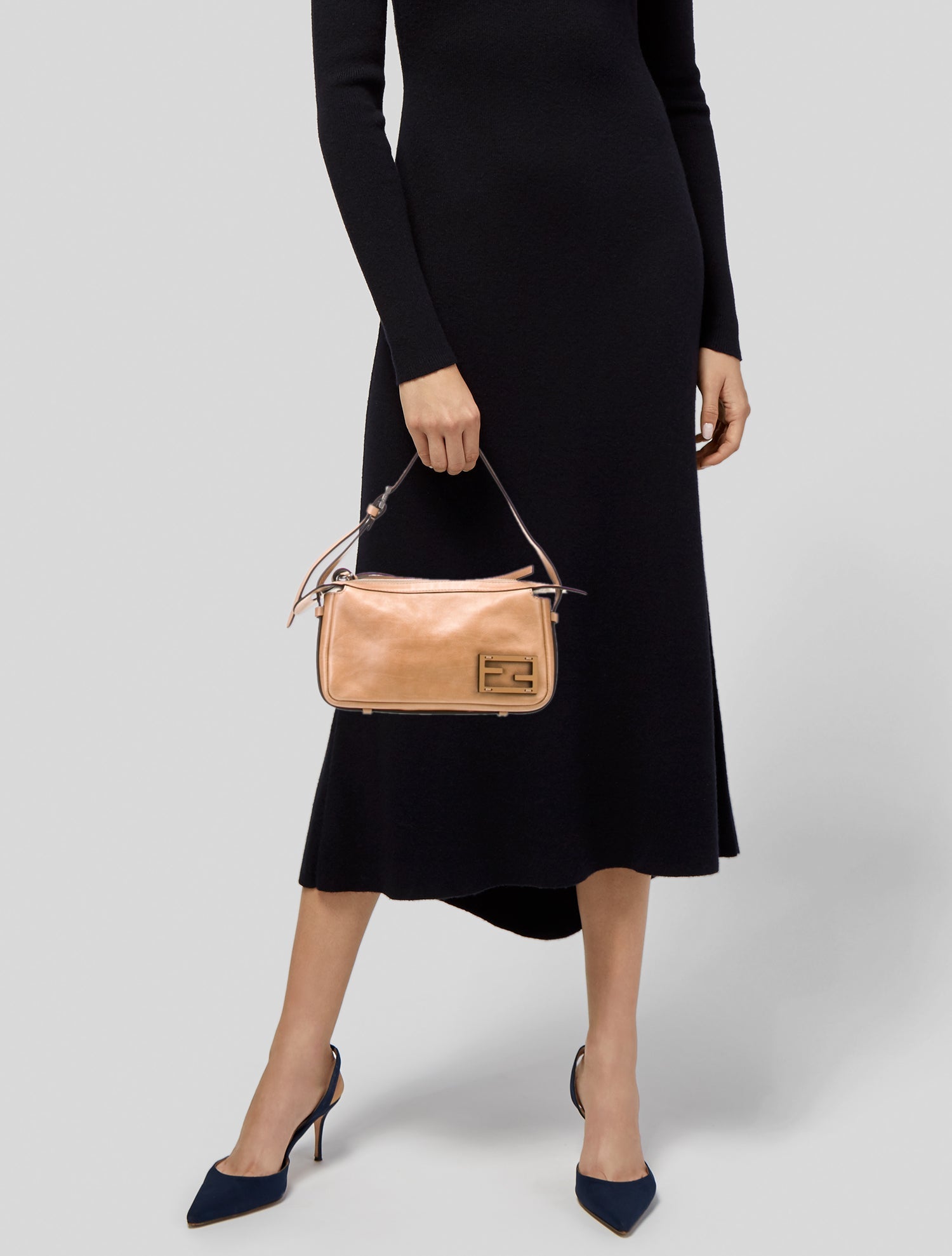 Fendi Leather Baguette