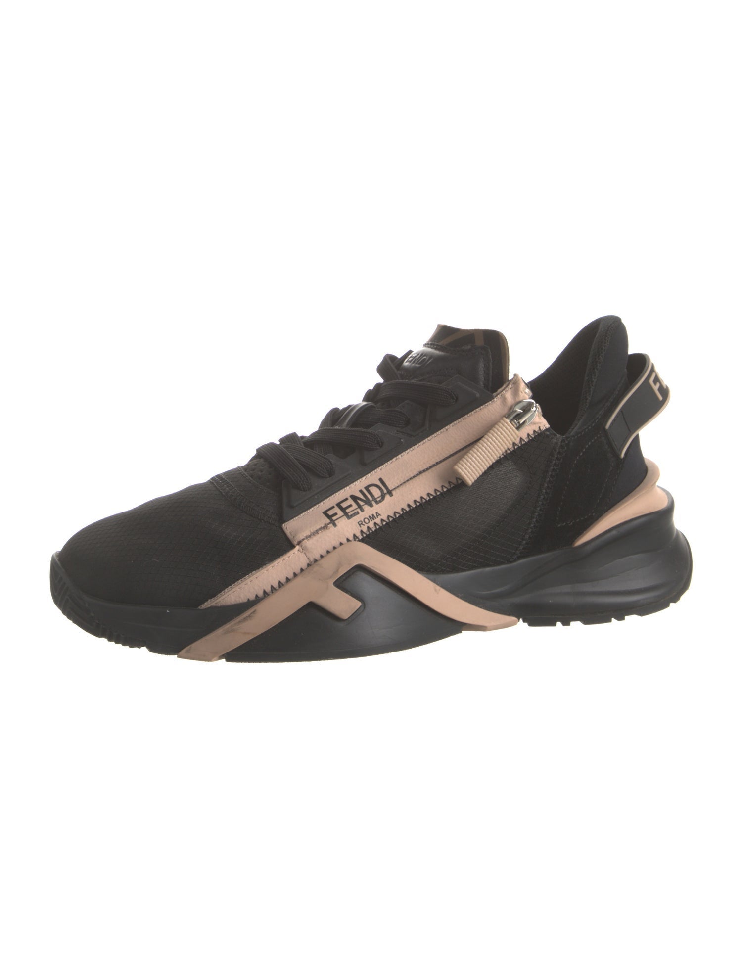 Fendi Zucca FF Logo Nylon Sneakers
