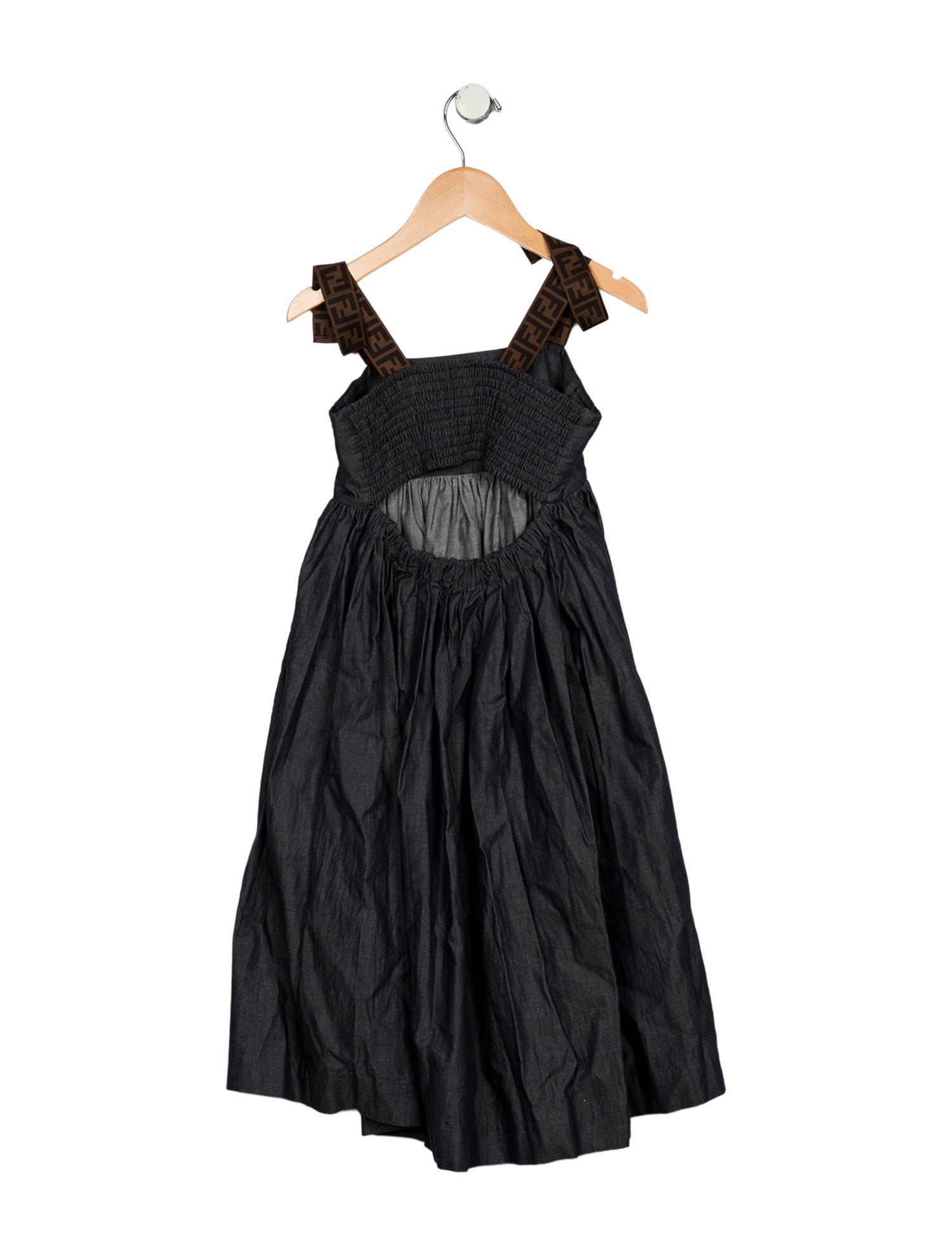 Fendi Fendi Girls' Sleeveless Cotton Dress