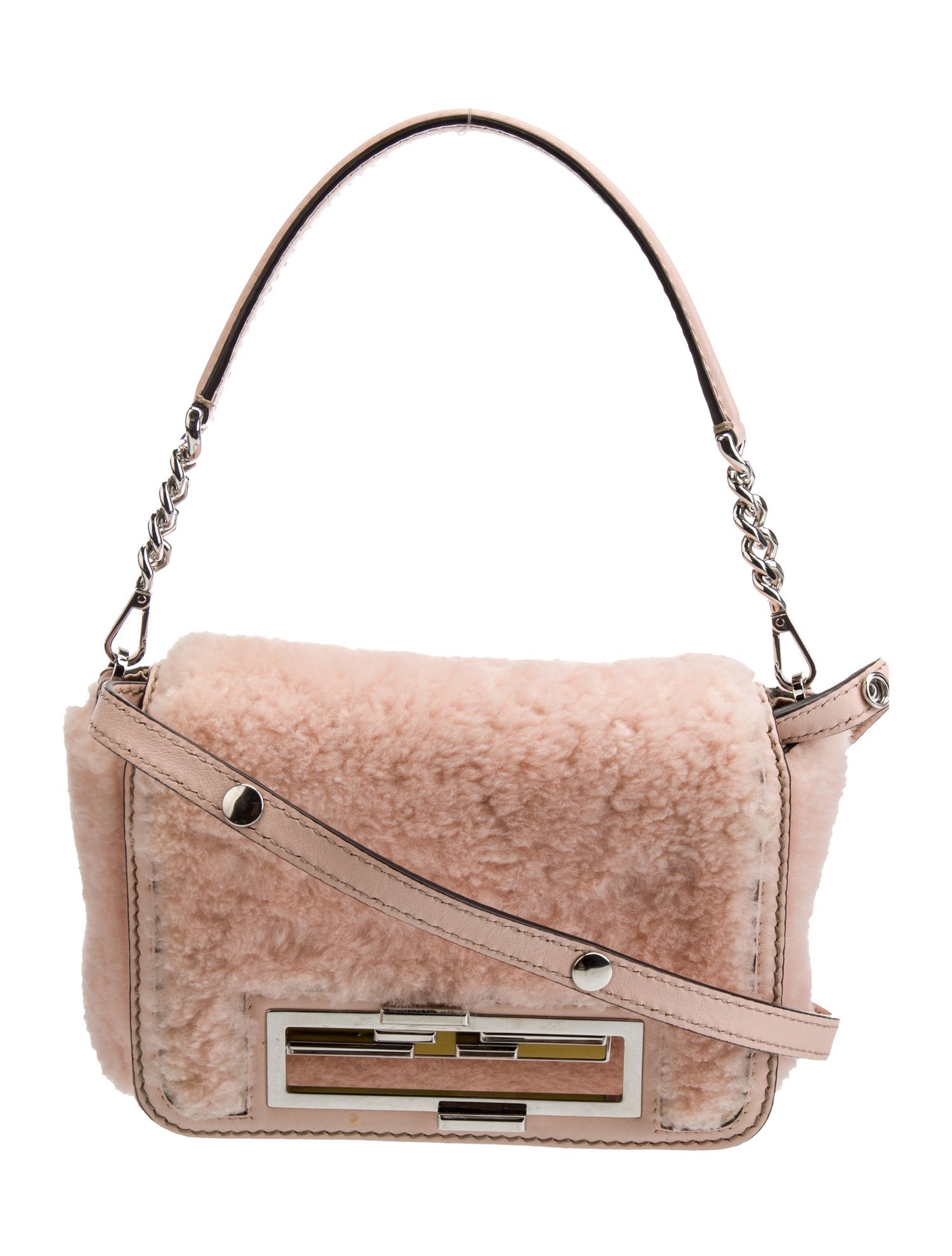 Fendi Shearling Baguette